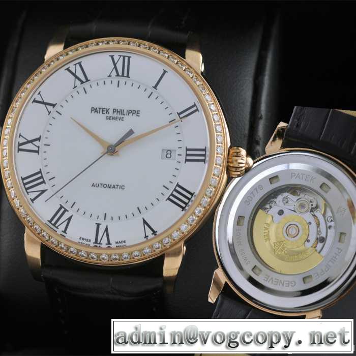 自動巻き スイスムーブメント  男性用腕時計 patek philippe philippe パテックフィリップ  メンズ腕時計